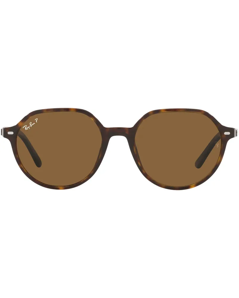 Ray Ban Thalia Sonnenbrille mit rundem Gestell - Grün Grün