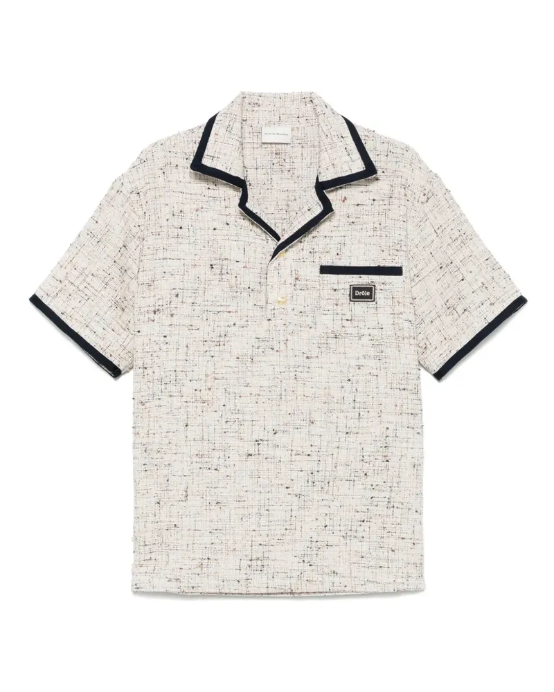 Drôle de Monsieur Tweed-Poloshirt - Nude Nude