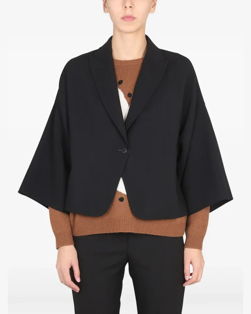 Max Mara Turin Jacke - Schwarz Schwarz