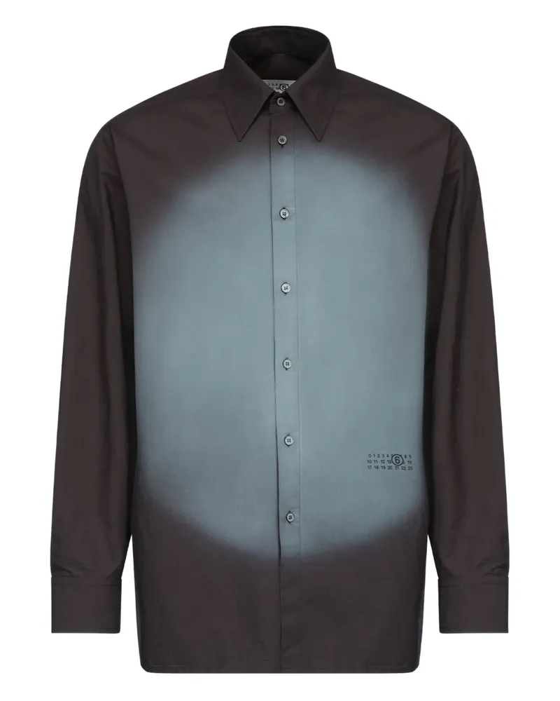 Maison Margiela Langärmeliges Hemd - Schwarz Schwarz