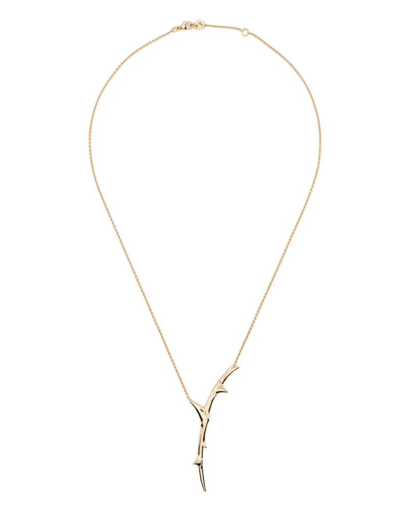 Shaun Leane Rose Thorn Single Drop Halskette - Gold Gold