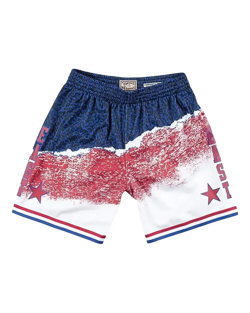 Mitchell & Ness Sublimated Swingman Shorts - Weiß Weiß