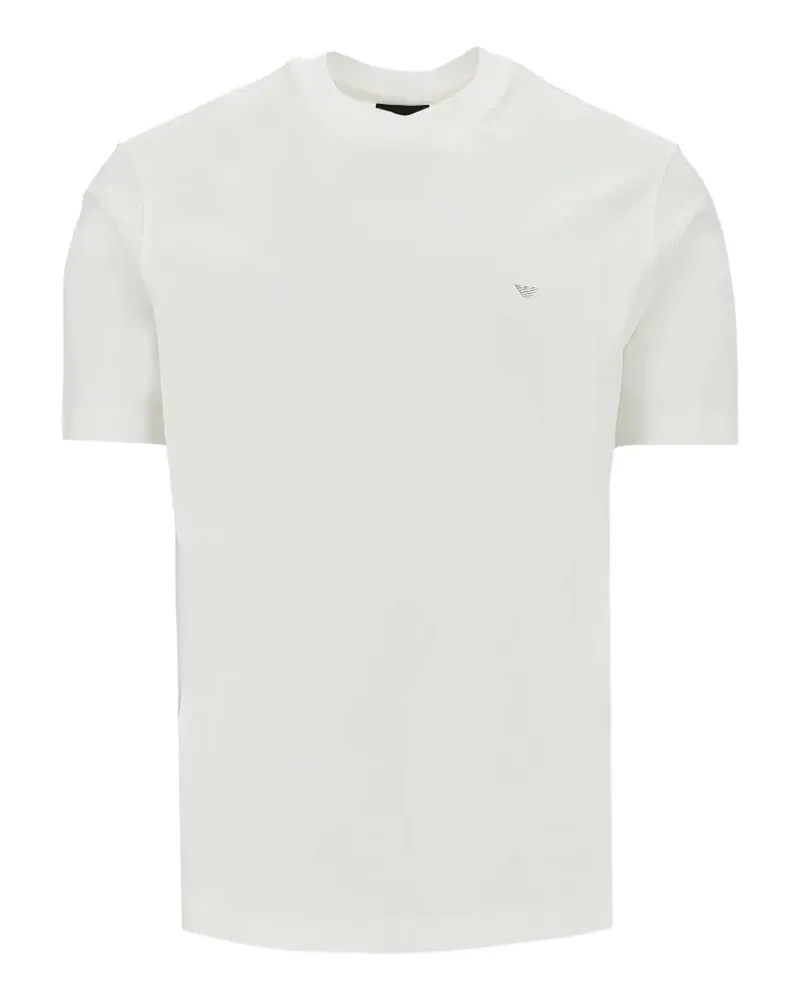 Emporio Armani logo detail t-shirt - Weiß Weiß