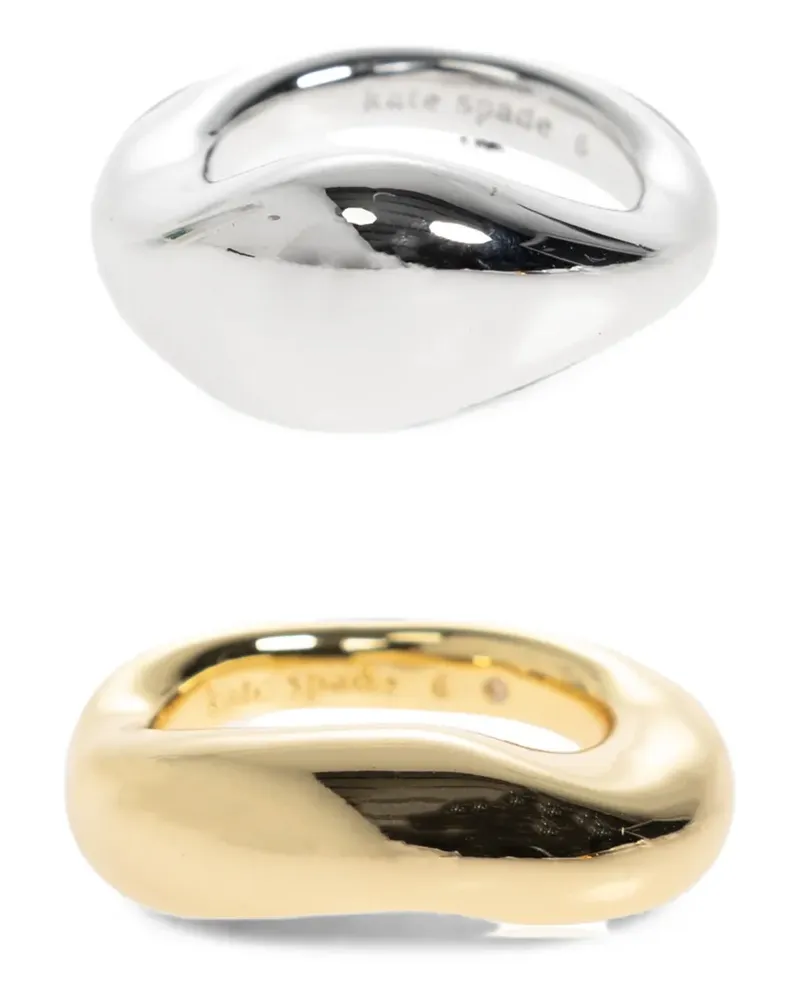 Kate Spade asymmetric rings set - Gold Gold