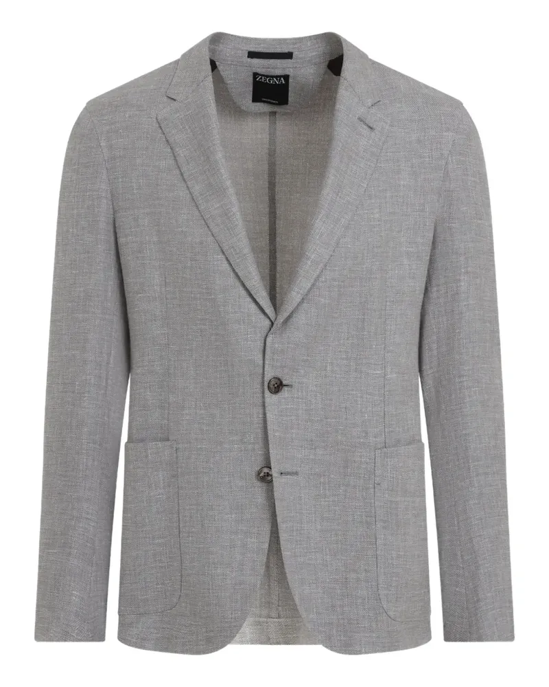 Ermenegildo Zegna Sakko aus Leinen - Grau Grau