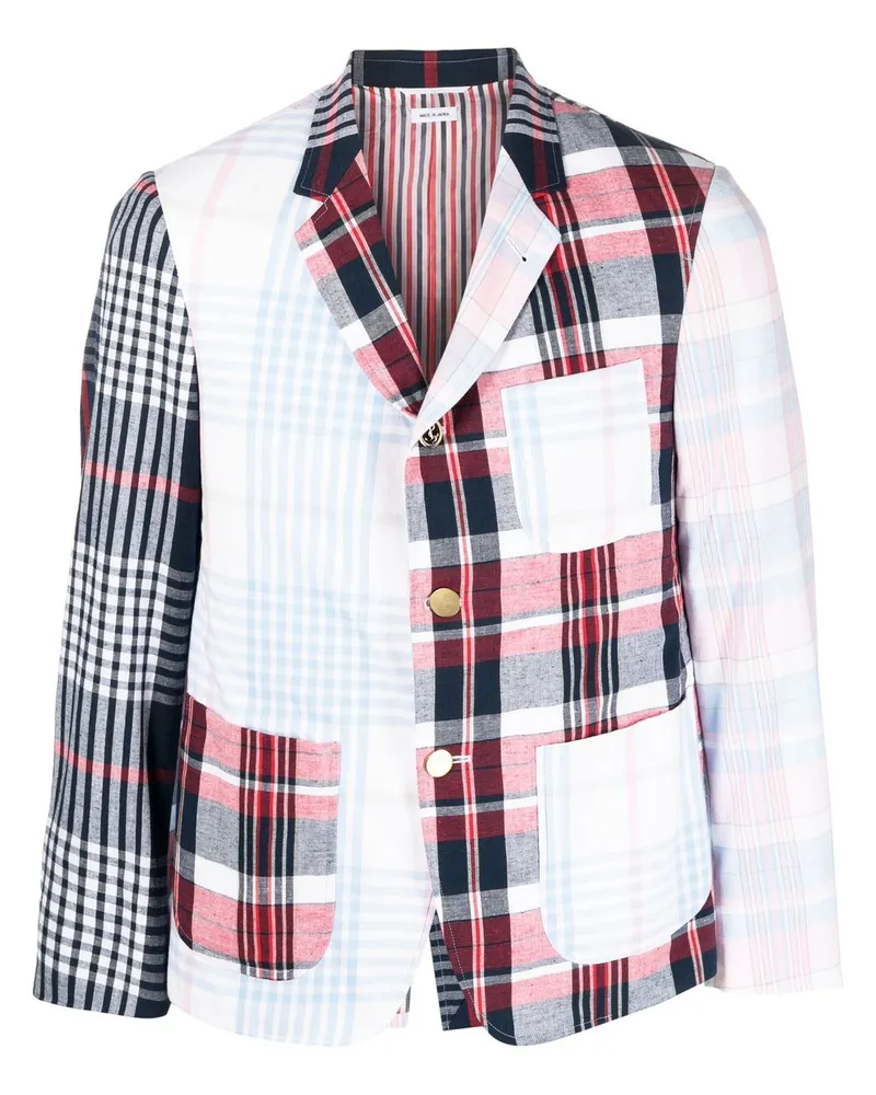 Thom Browne Sakko im Patchwork-Look - Rot Rot