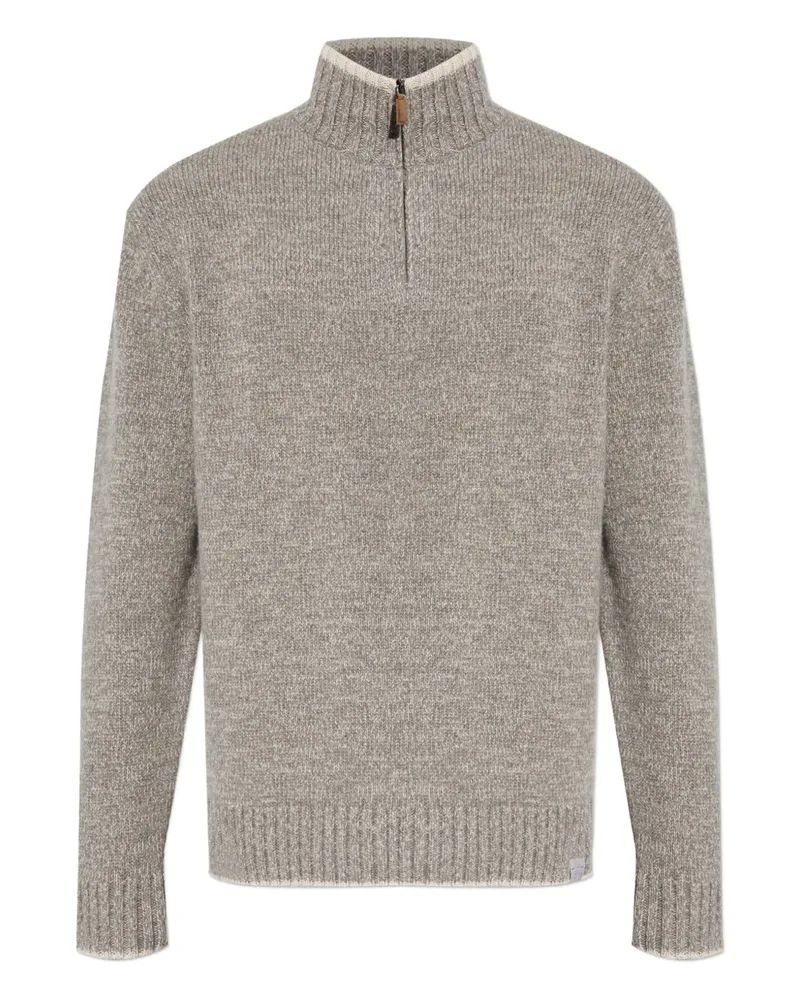 Paul & Shark Pullover mit Reißverschluss - Nude Nude
