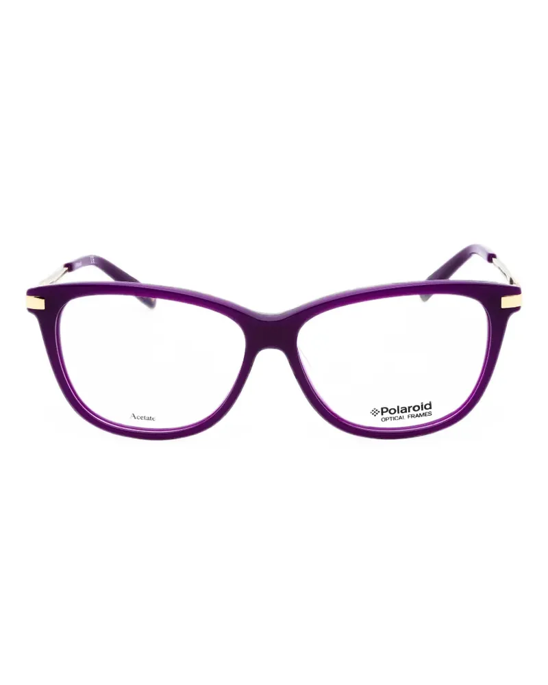 Polaroid rectangle-frame glasses - Violett Violett