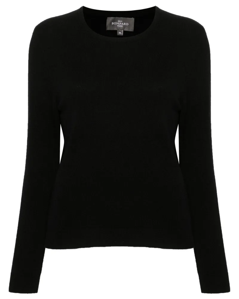 Eric Bompard Classic Pullover mit Rundhalsausschnitt - Schwarz Schwarz