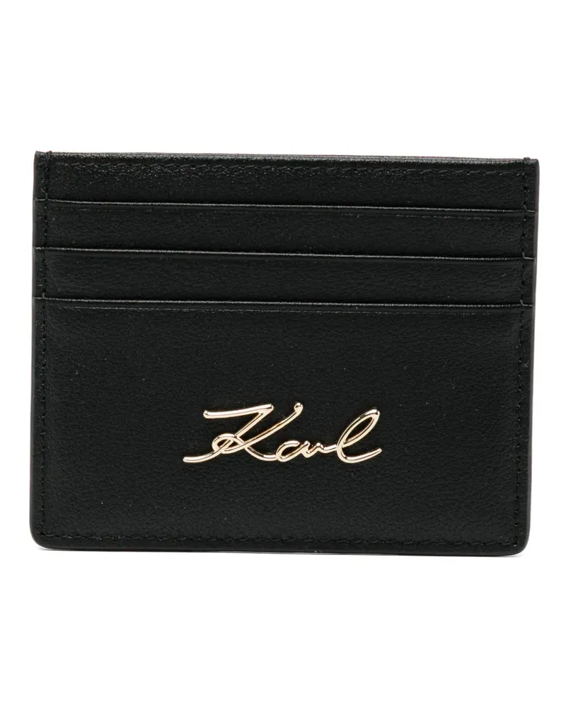 Karl Lagerfeld K/Signature cardholder - Schwarz Schwarz
