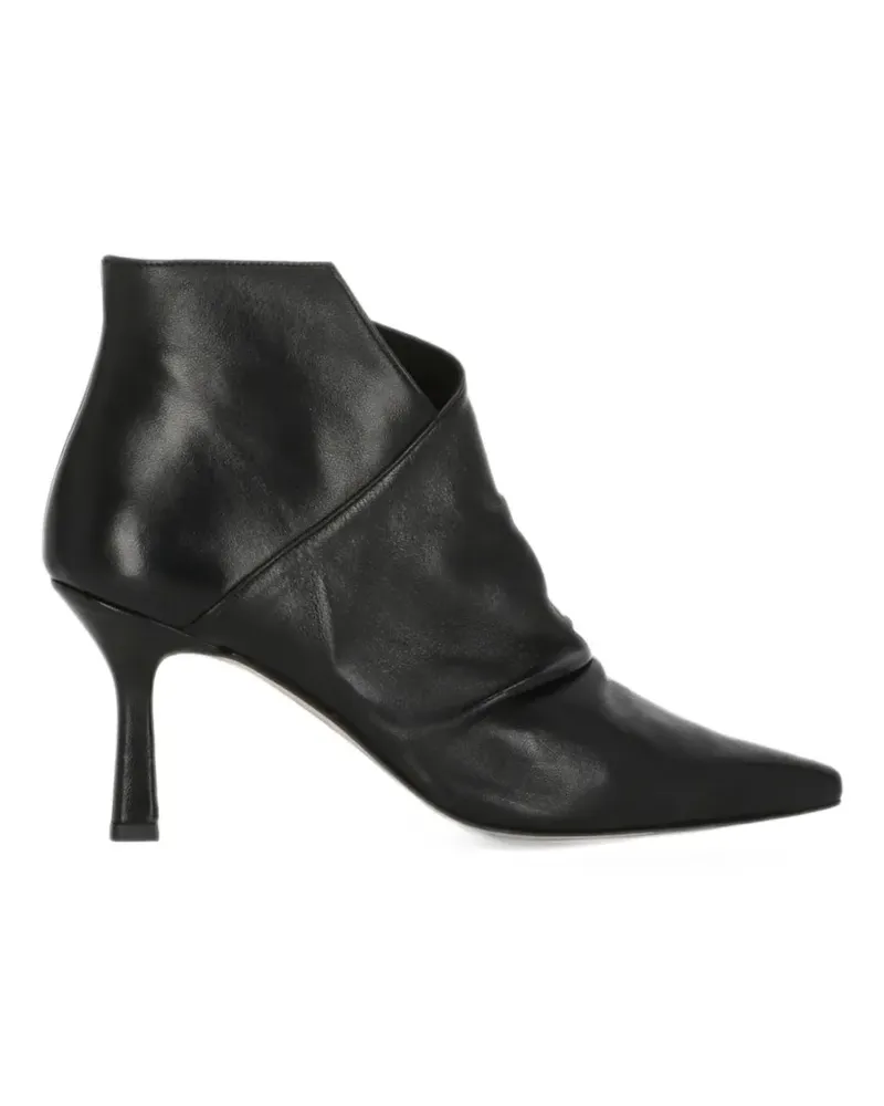 Julie Dee Stiefel mit spitzer Kappe - Schwarz Schwarz