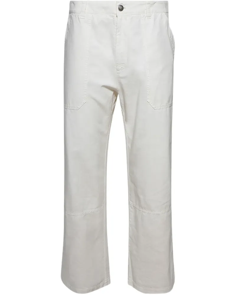 Palm Angels Hose mit geradem Bein - Weiß Weiß