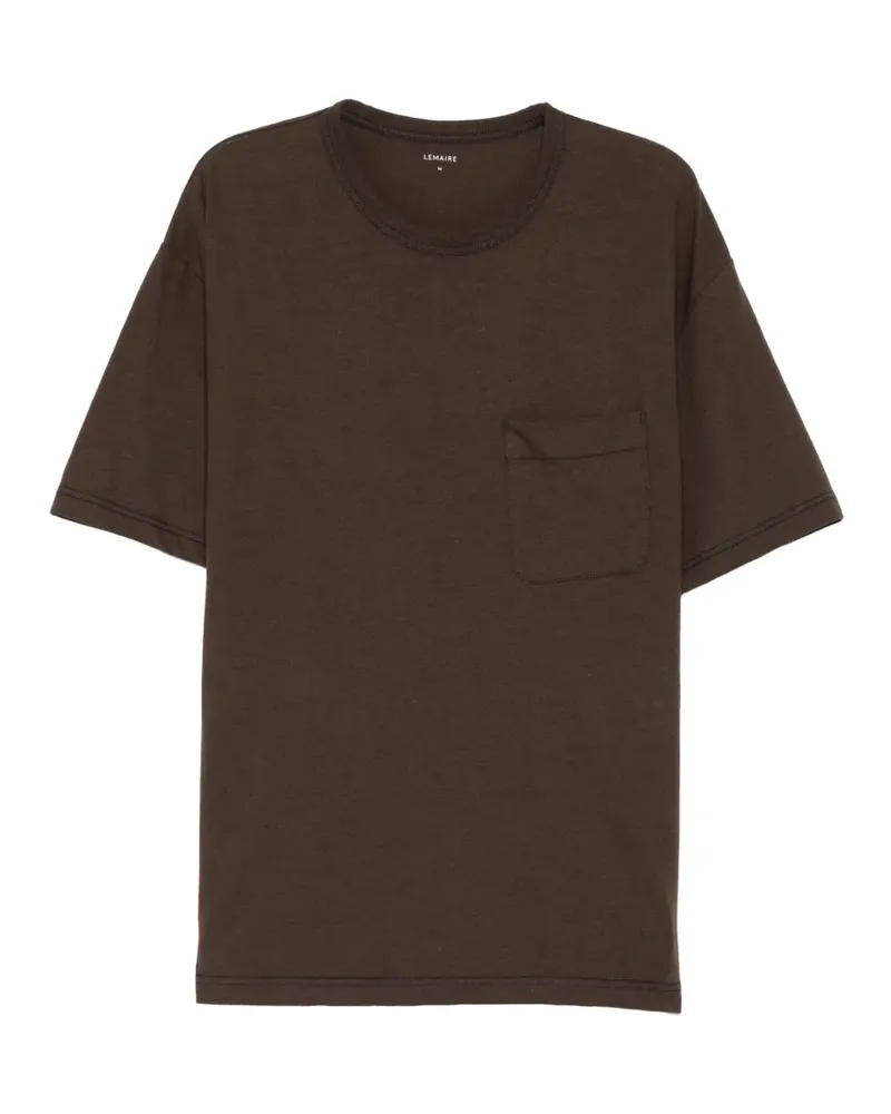 Christophe Lemaire jersey short-sleeves T-shirt - Braun Braun