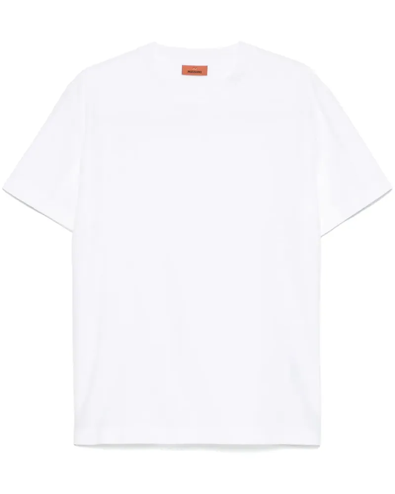 Missoni T-Shirt mit Zickzackmuster - Weiß Weiß