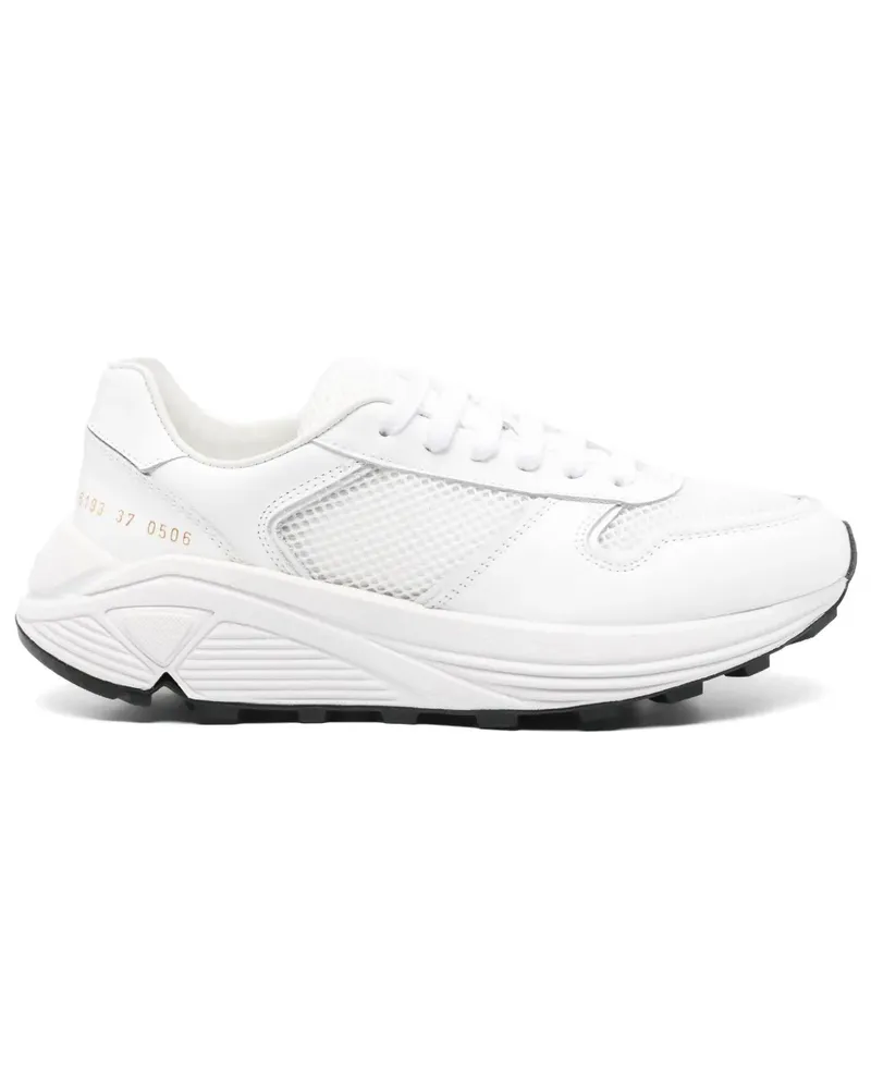 Common Projects Sneakers mit Kontrasteinsätzen - Weiß Weiß