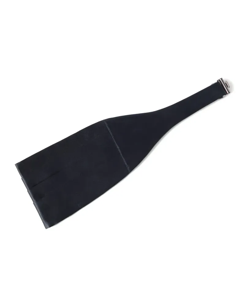 Brunello Cucinelli Kummerbund aus Seiden- und Baumwollsatin - Blau Blau