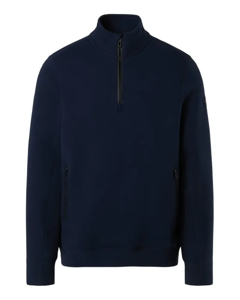 North Sails half-zip jersey sweatshirt - Blau Blau