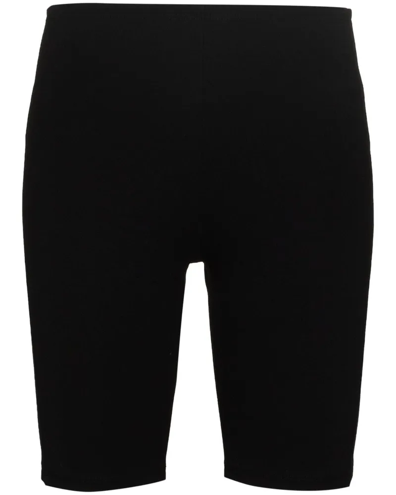 Paco Rabanne Radlerhose mit Logo-Print - Schwarz Schwarz