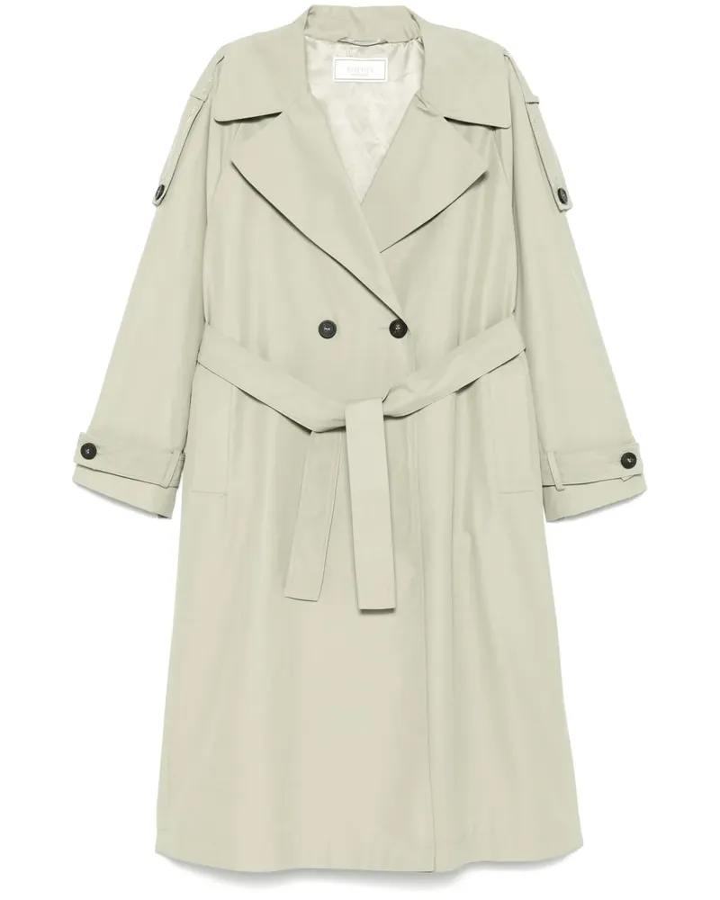Peserico Trenchcoat mit Perlendetail - Grün Grün