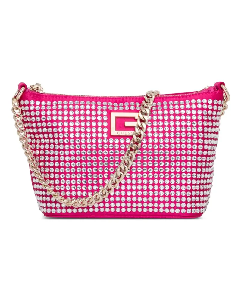 Guess Gilded Glamour Schultertasche - Rosa Rosa