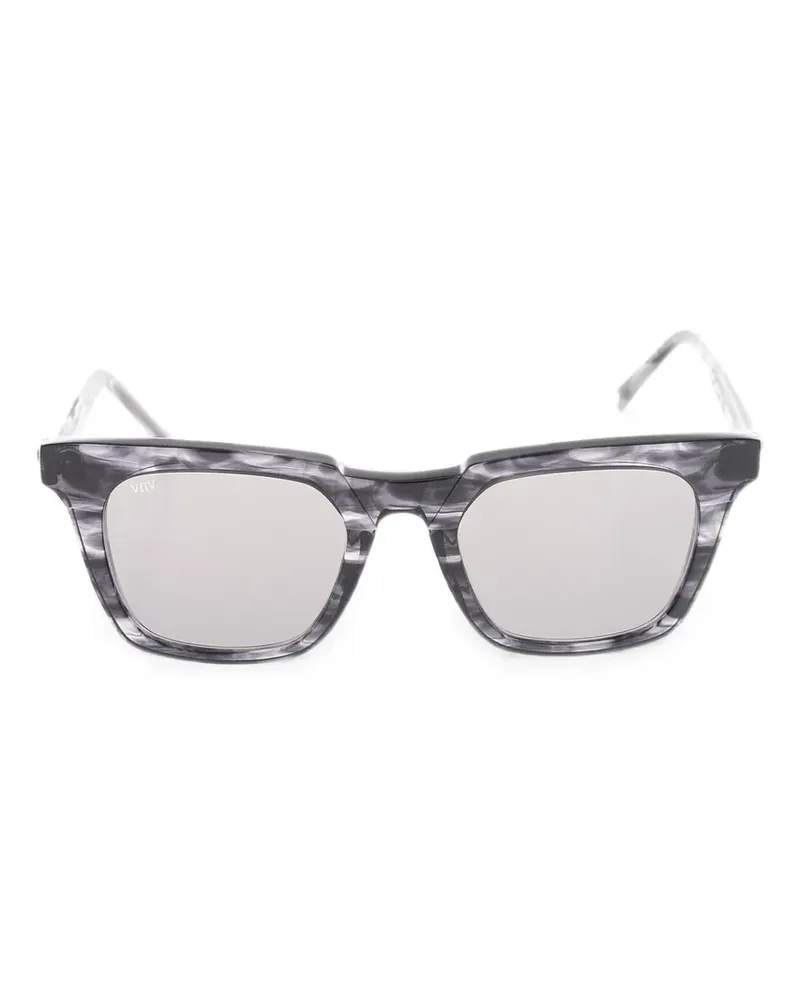 OAMC marble-effect square-frame sunglasses - Grau Grau