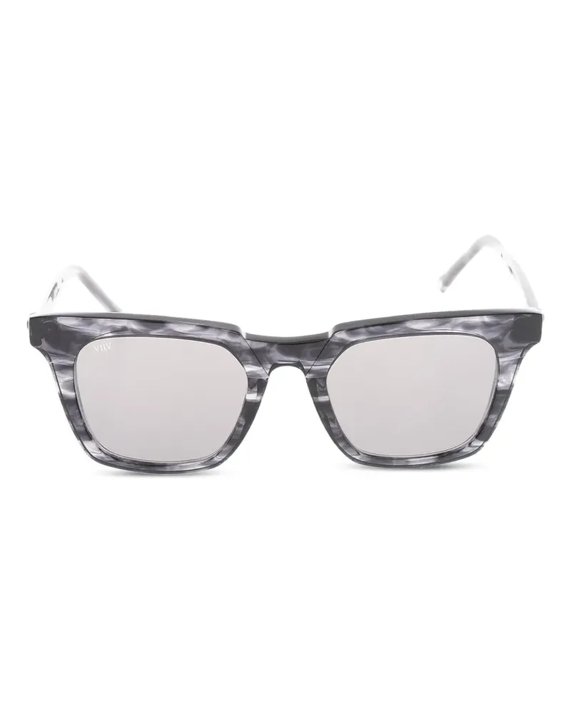 OAMC marble-effect square-frame sunglasses - Grau Grau