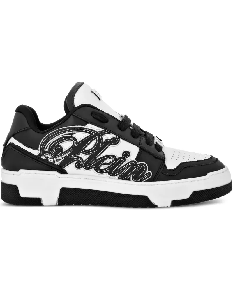 Philipp Plein Sneakers mit Logo-Patch - Weiß Weiß