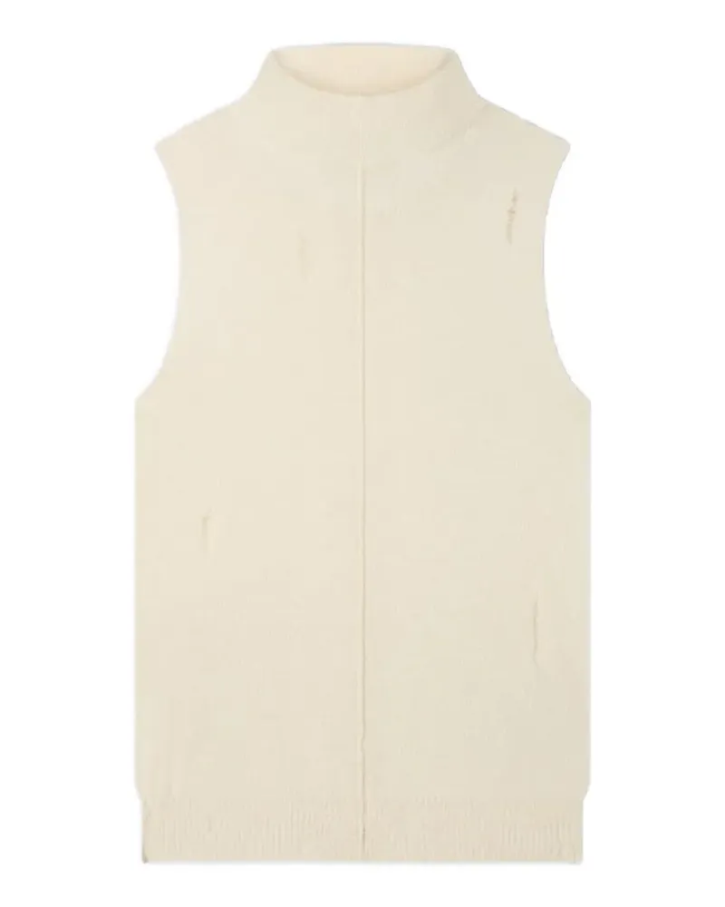 Amiri Neckholder-Top mit Stehkragen - Nude Nude