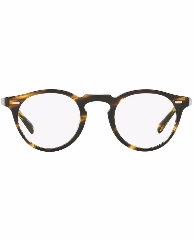 Oliver Peoples Gregory Peck Brille in Schildpattoptik - Schwarz Schwarz