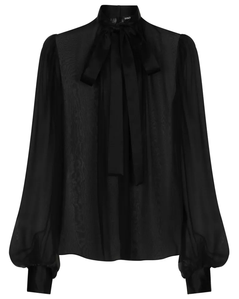 Dolce & Gabbana Neckholder-Bluse - Schwarz Schwarz