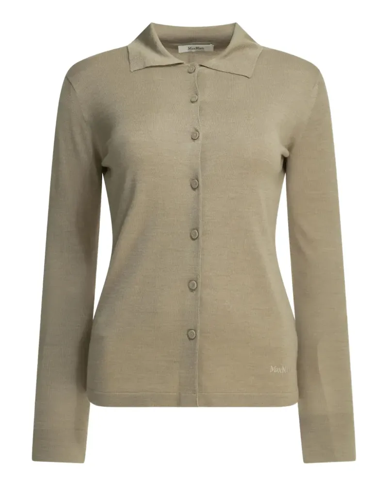 Max Mara button-up collared cardigan - Nude Nude