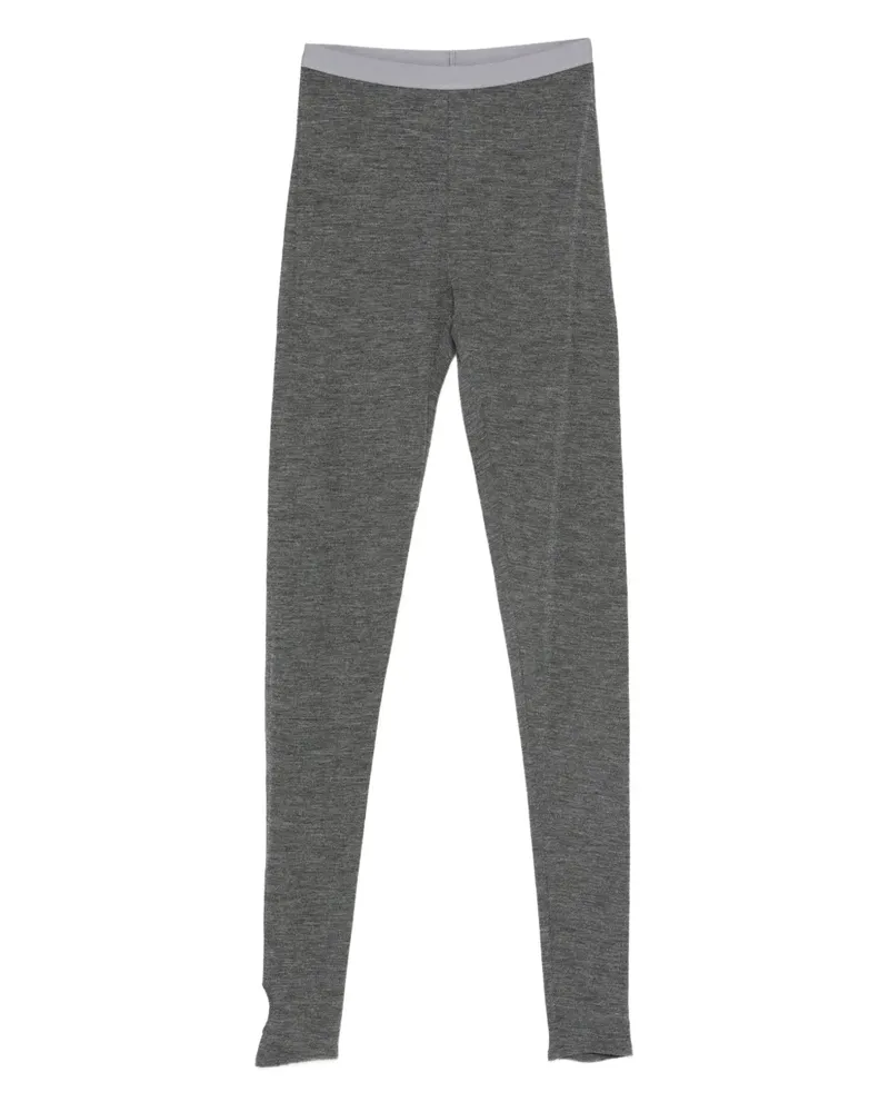 forte_forte Leggings mit Steg - Grün Grün