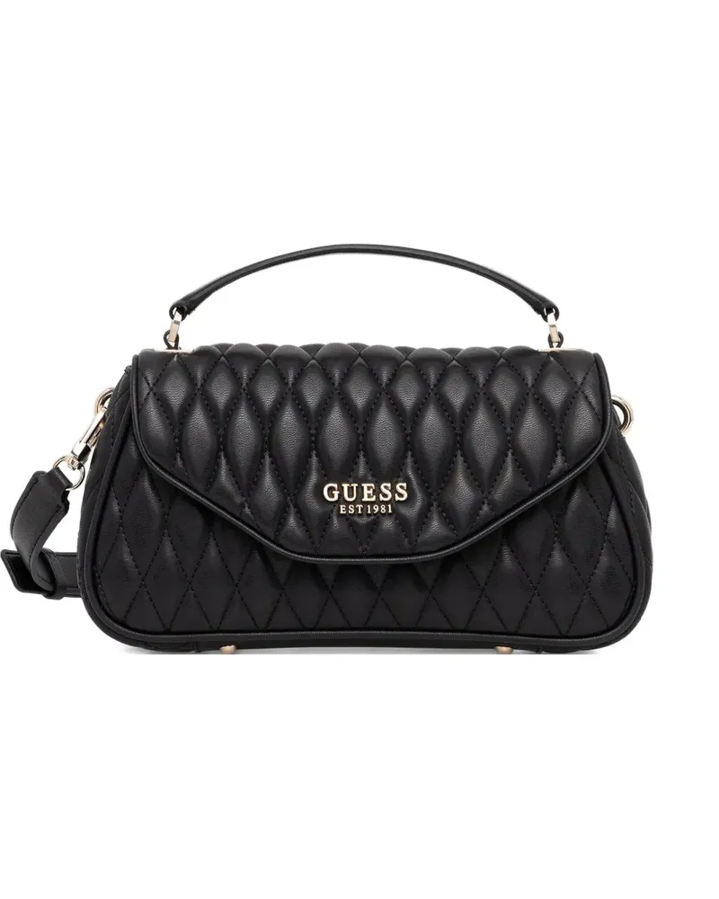 Guess Gesteppter Valla Tote Bag - Schwarz Schwarz