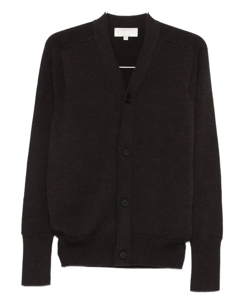 Studio Nicholson wool cardigan - Braun Braun