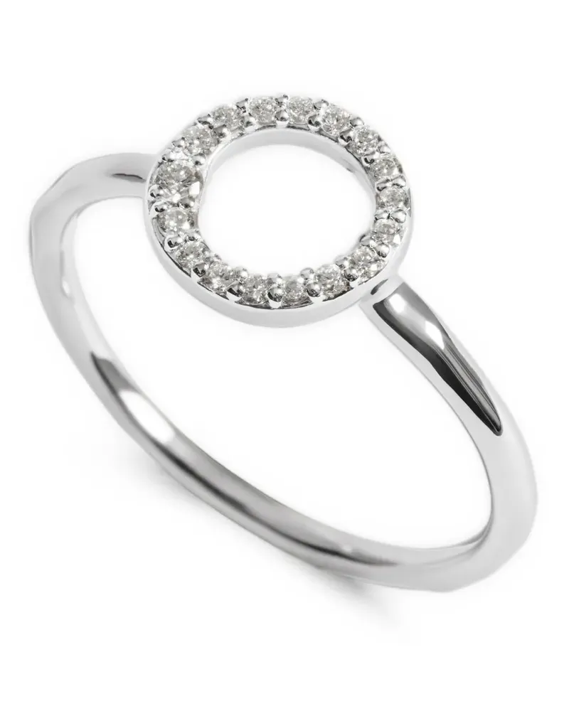 Monica Vinader Riva Pavé-Ringe mit Diamant - Silber Silber