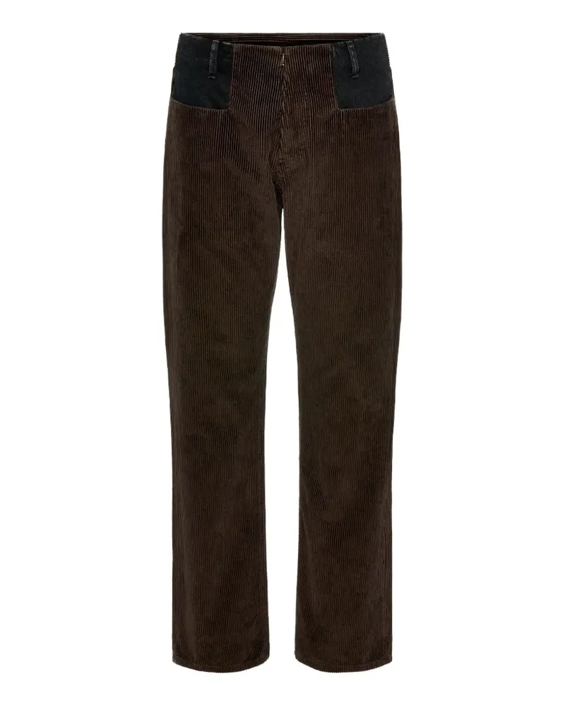 Maison Margiela corduroy straight-leg jeans - Braun Braun