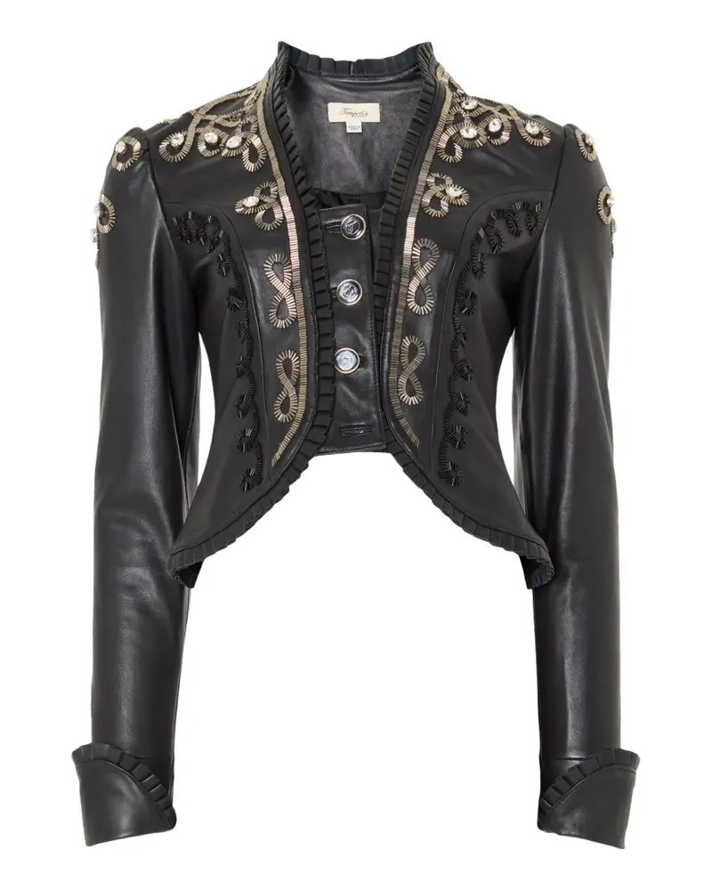 Temperley London Balthazar Jacke mit Stickerei - Schwarz Schwarz