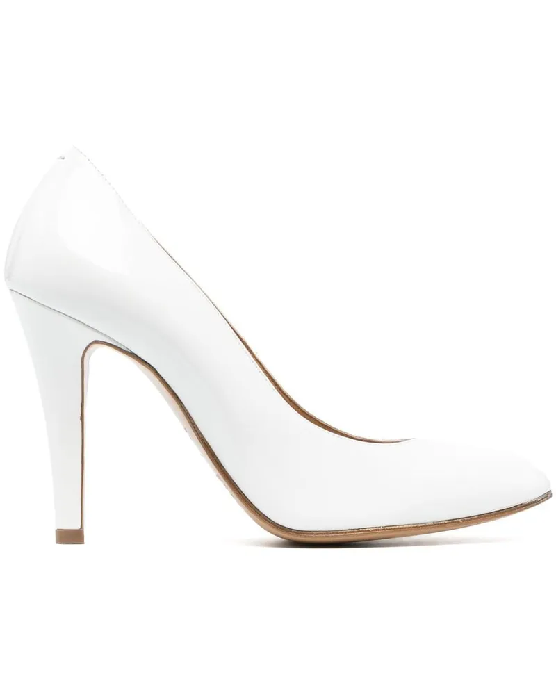Maison Margiela Pumps mit poliertem Finish - Weiß Weiß