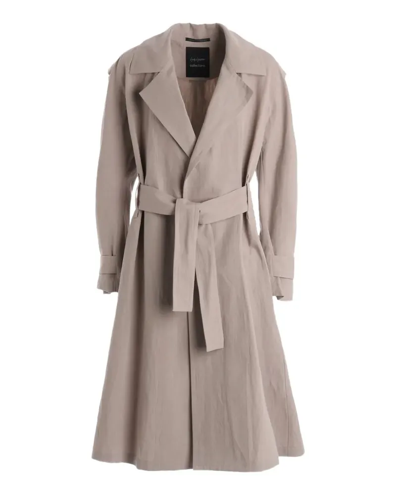 Yohji Yamamoto C/Li belted trench coat - Nude Nude