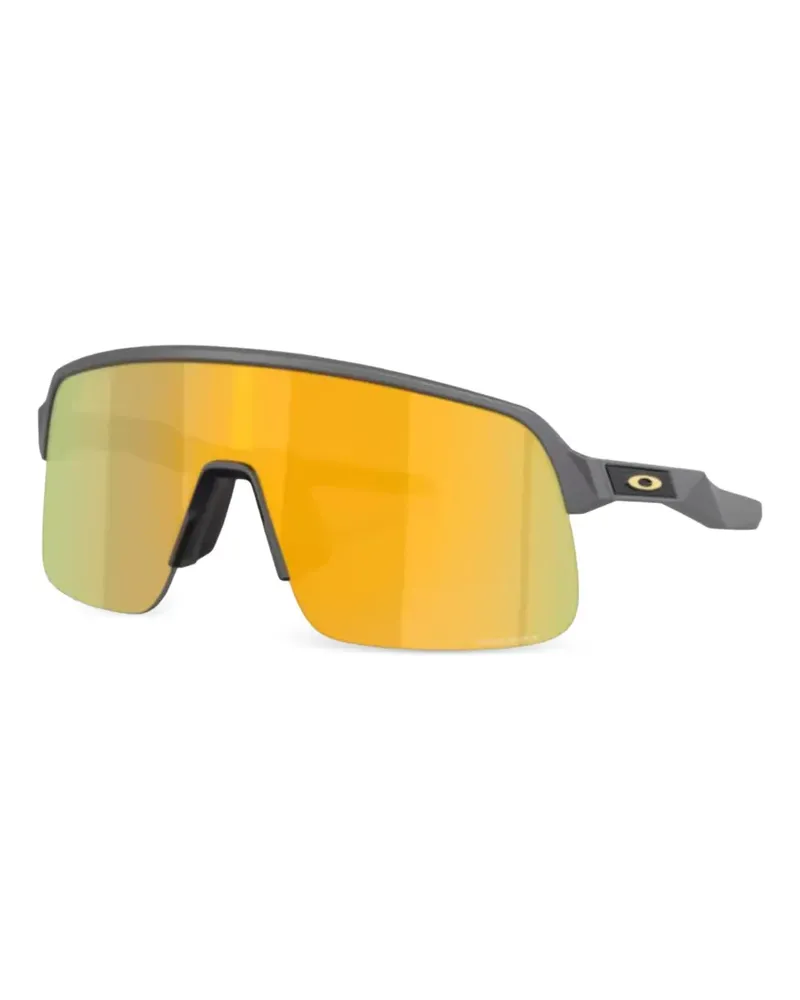 Oakley Geometrische Shield Sonnenbrille - Grau Grau