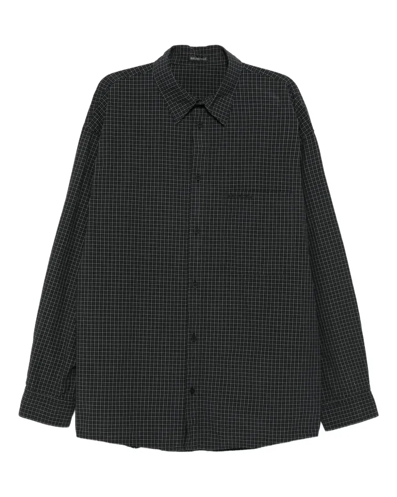 Balenciaga checked shirt - Grau Grau