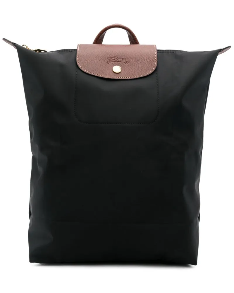 Longchamp M Le Pliage Rucksack - Schwarz Schwarz