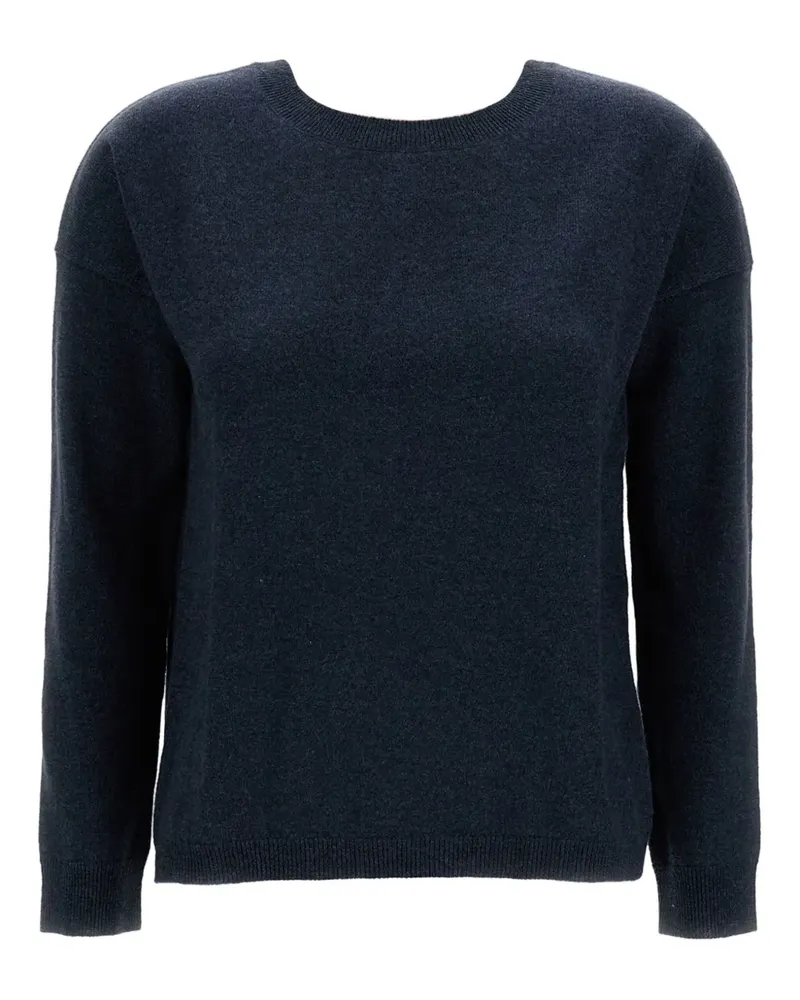 Lisa Yang Pullover mit Rundhalsausschnitt - Blau Blau