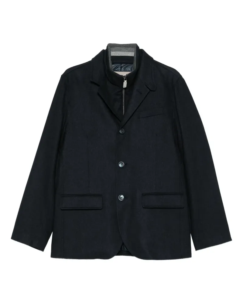 Herno Jacke mit drei Knöpfen - Blau Blau