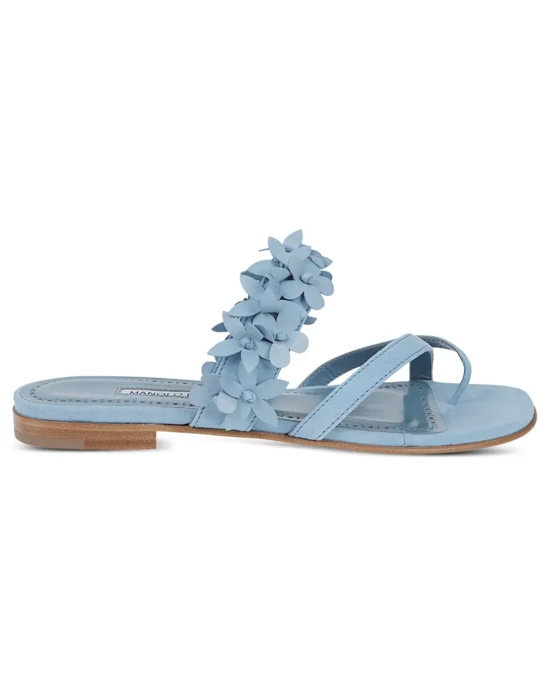 Manolo Blahnik Fiosa Sandalen - Blau Blau
