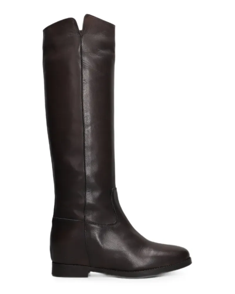 Julie Dee Stiefel mit runder Kappe - Braun Braun