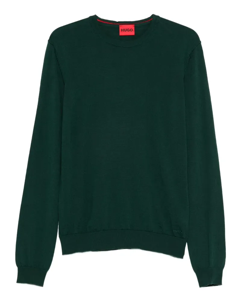 HUGO BOSS Pullover mit Rundhalsausschnitt - Grün Grün