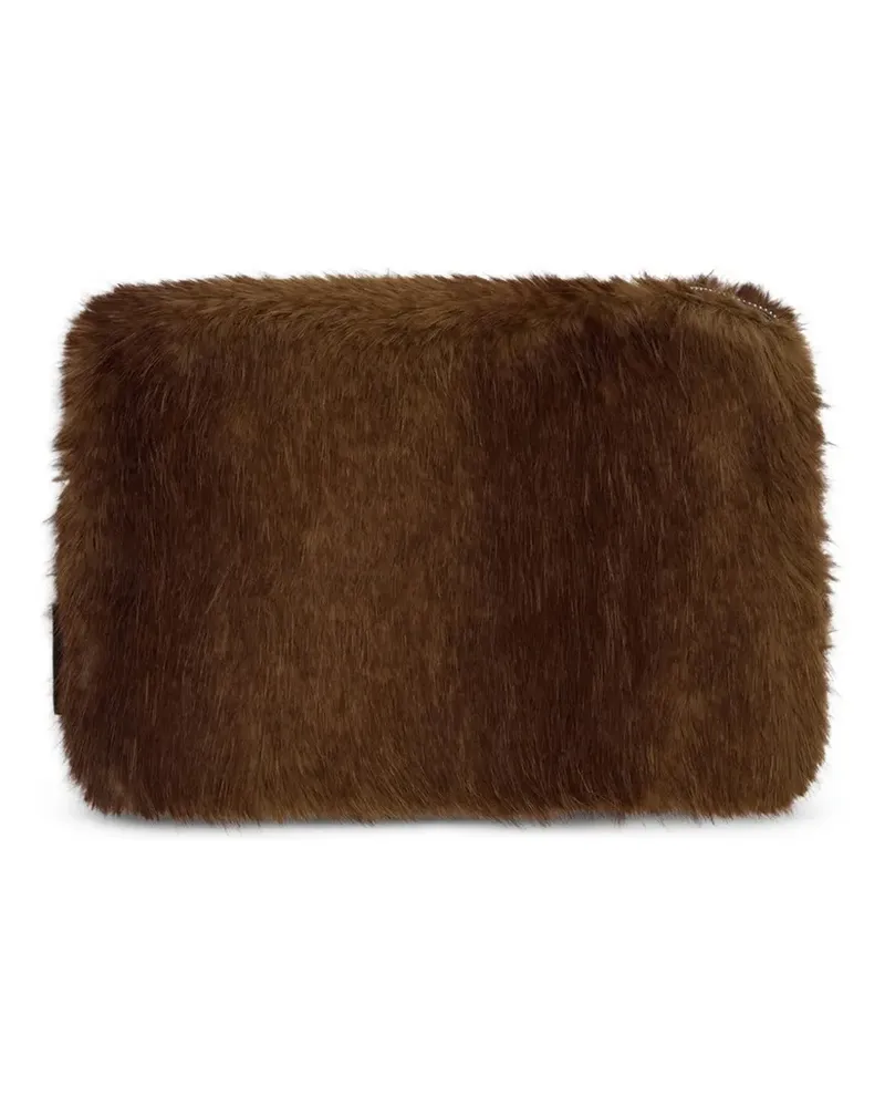 APPARIS Elle Laptophülle aus Faux Fur - Braun Braun
