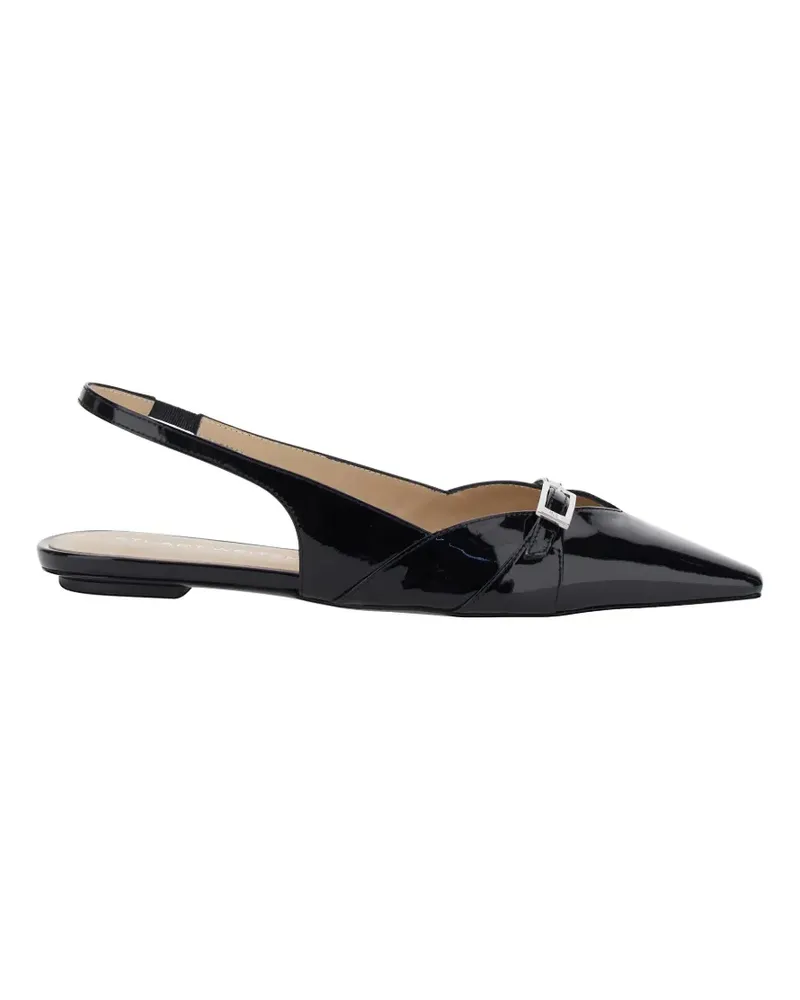 Stuart Weitzman buckle strap ballet flats - Schwarz Schwarz