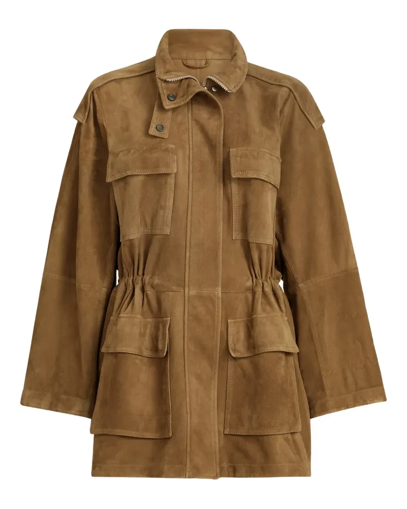 Brunello Cucinelli Jacke mit Druckknöpfen - Braun Braun